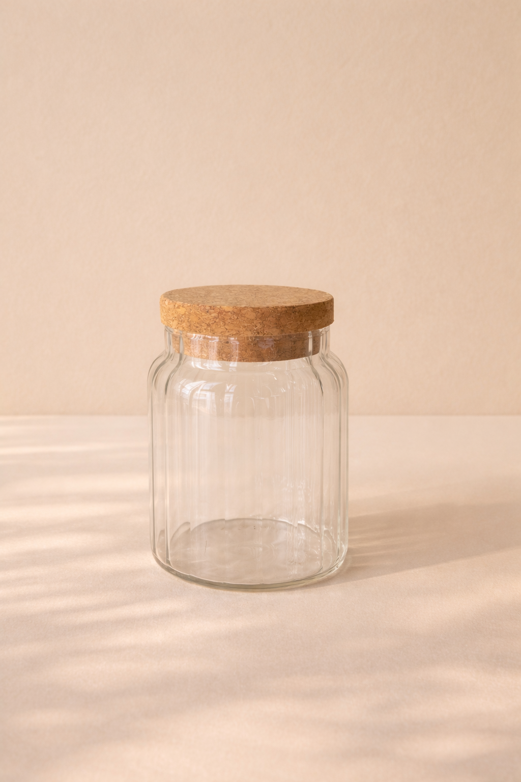 350 Ml Mantar Kapaklı Cam Kavanoz - 11 Cm