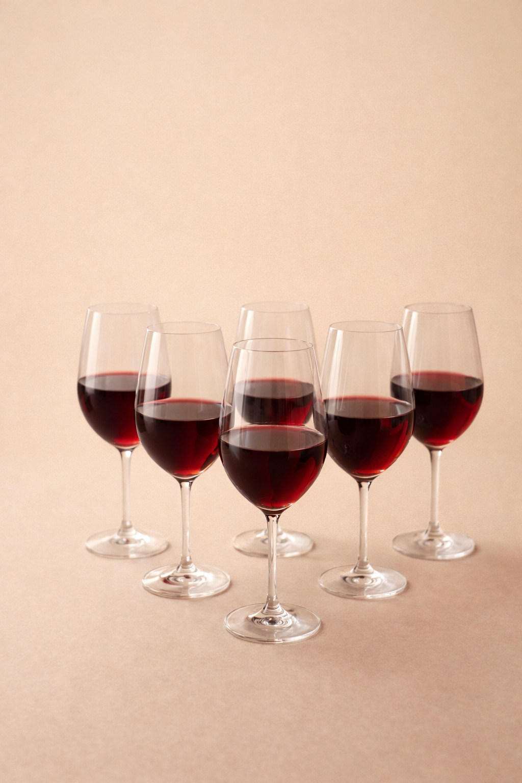 6'lı Kristal Cam Şarap Kadeh Seti - 460 ML