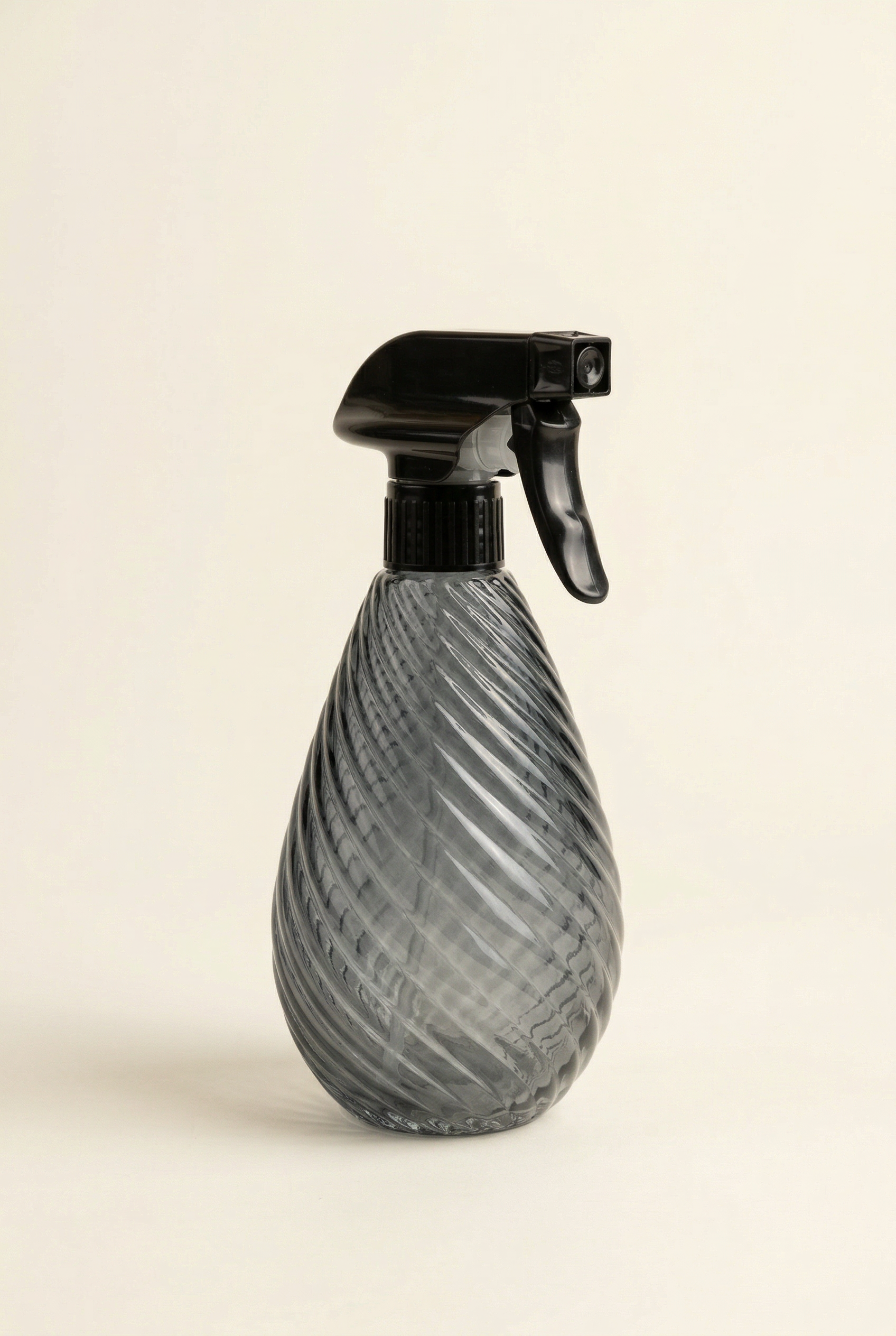 500 ML Çizgili Sprey Başlıklı Cam Sabunluk / Temizlik Şişesi