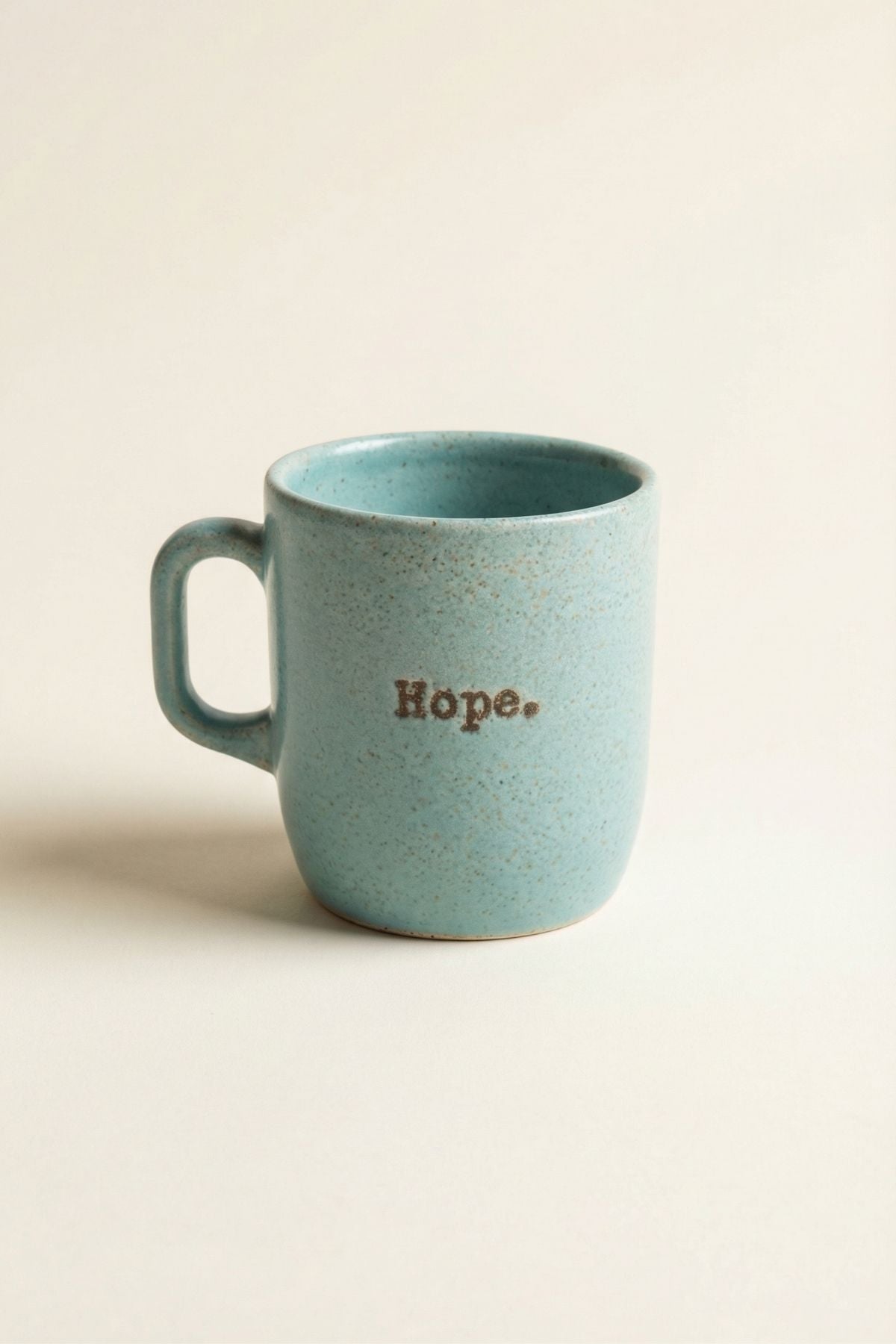 Hope Retro Desen Kupa 250 ML - Mavi