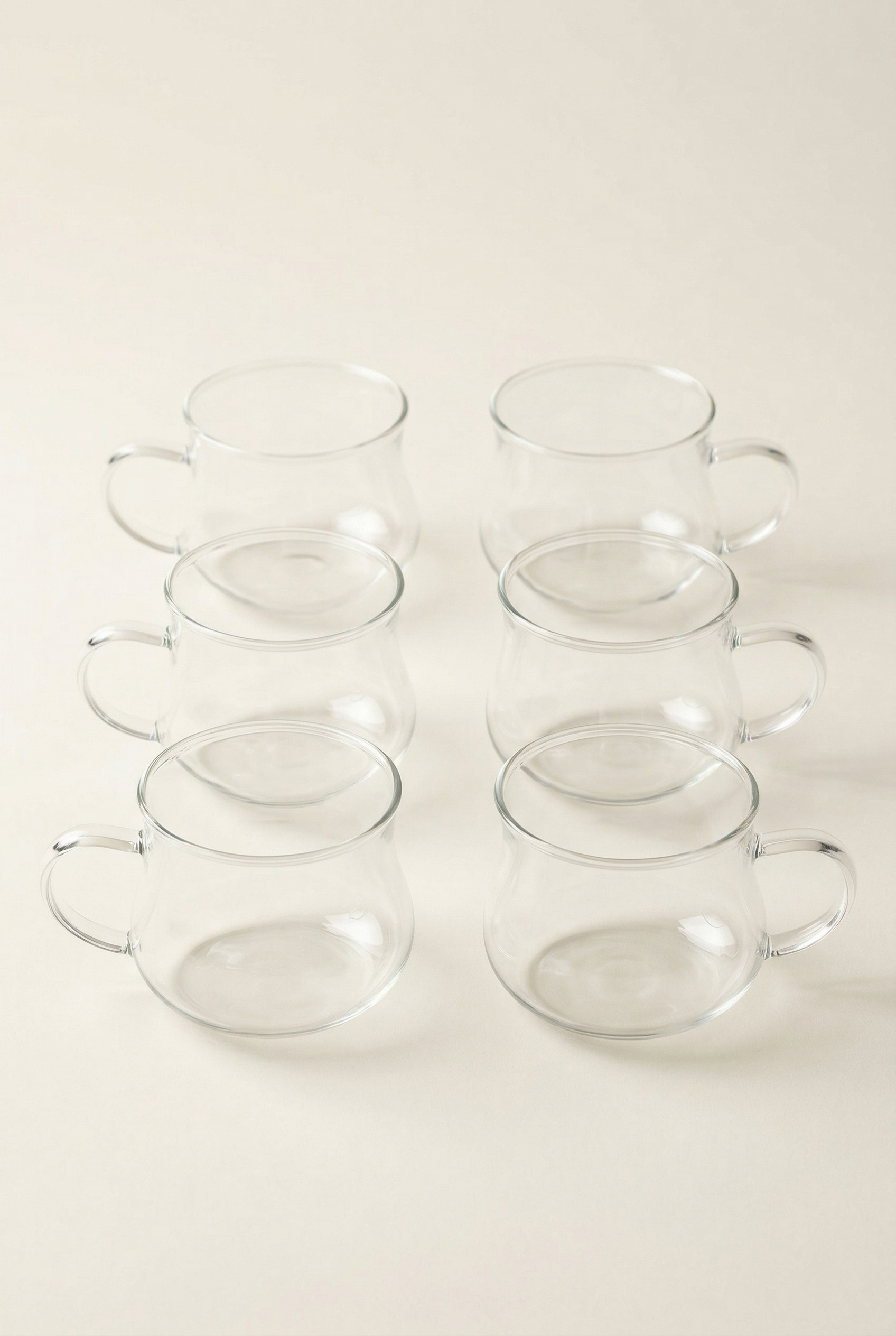 6’lı Borosilikat Cam Çay Bardağı Seti 145 ML