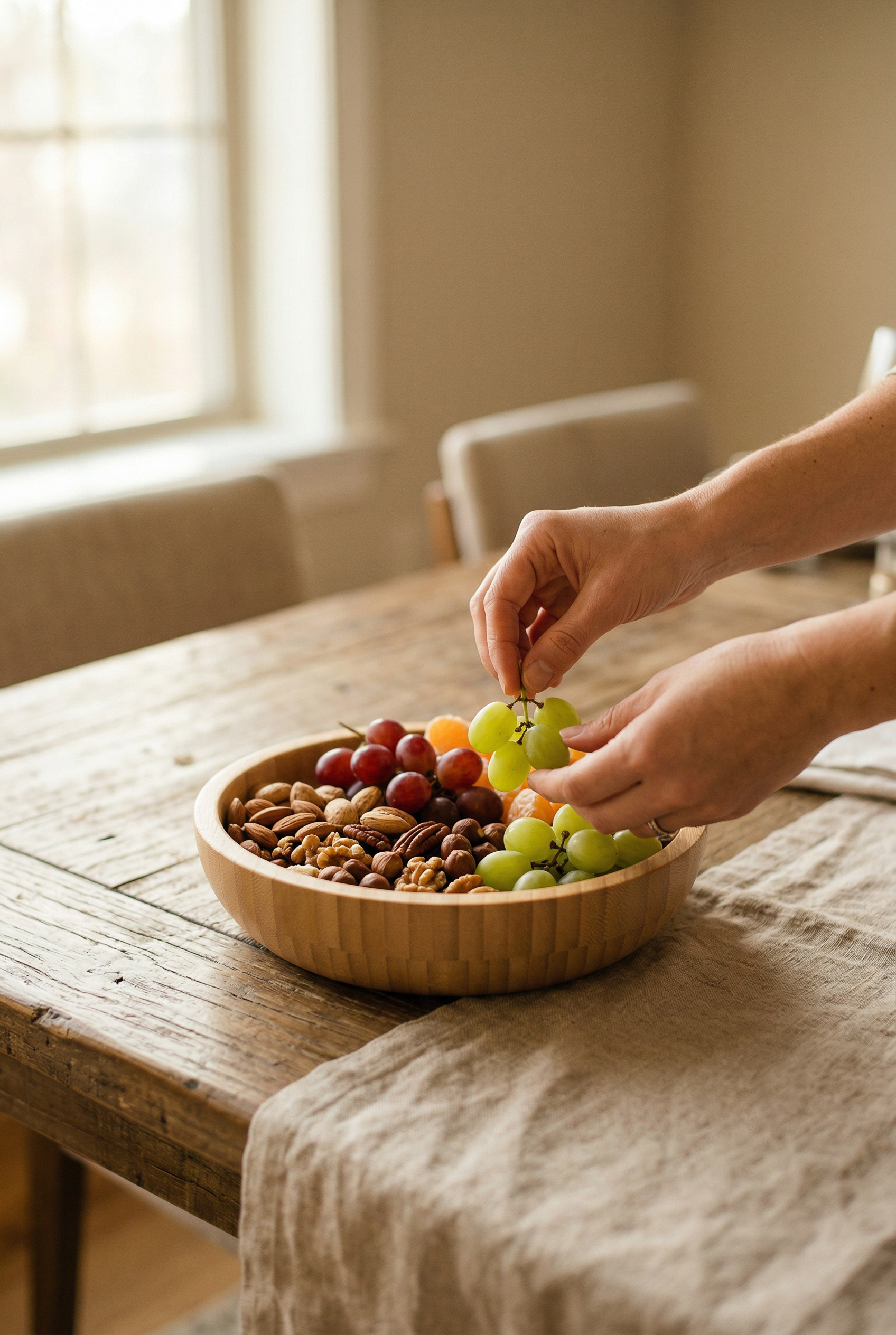 Küçük Boy Bambu Kase - 18 Cm