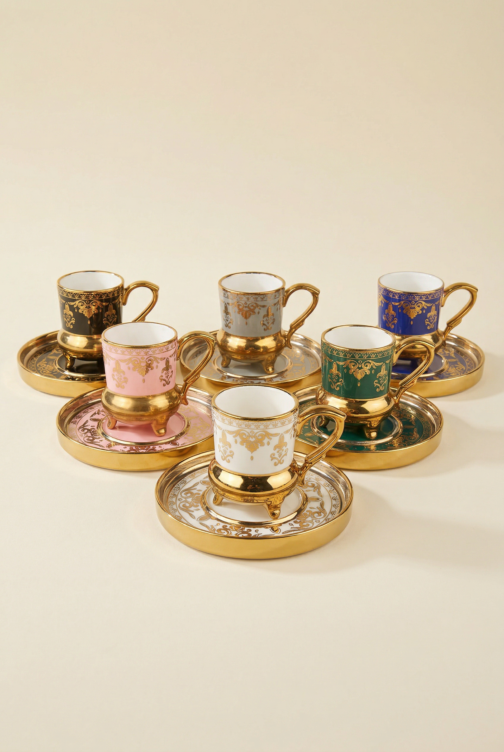 Ottoman Serisi 6 Kişilik Porselen Fincan Takımı