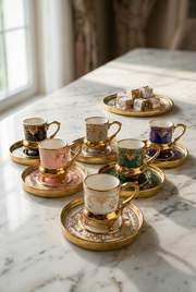 Ottoman Serisi 6 Kişilik Porselen Fincan Takımı
