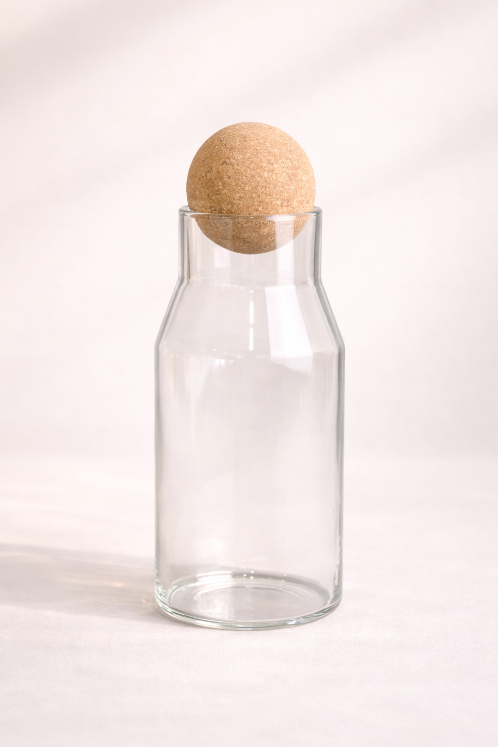 850 Ml Mantar Kapaklı Cam Kavanoz - 18 Cm