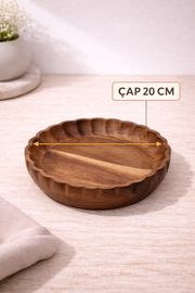 20 Cm Ripple Akasya Kase
