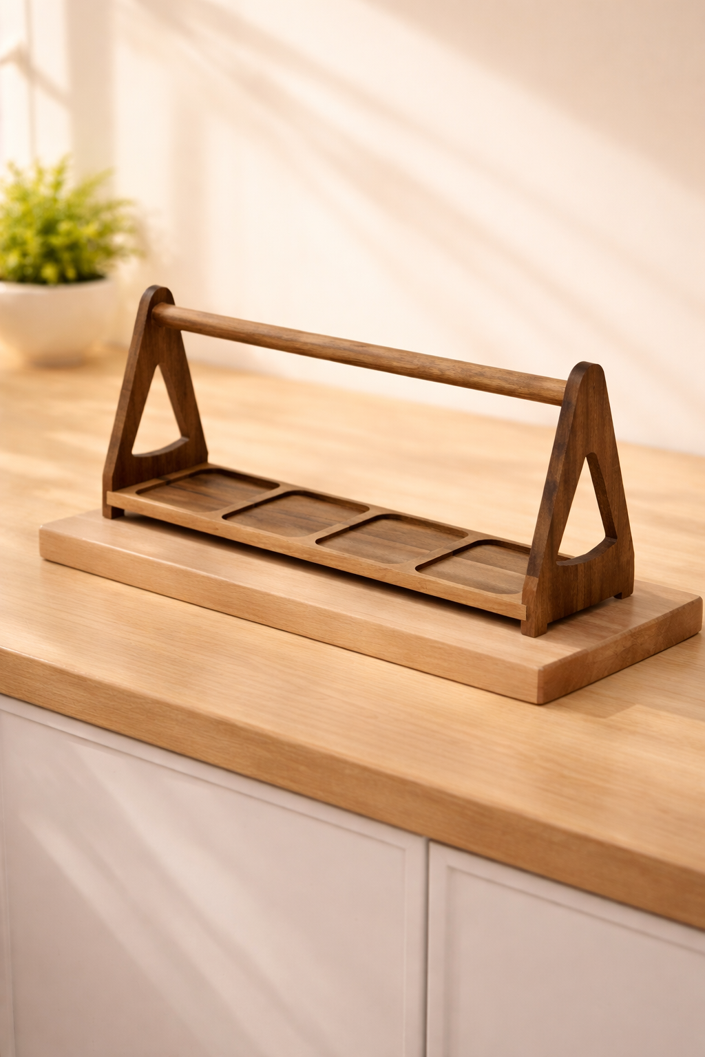 Akasya Köprü Standlı 4'lü Baharatlık (450 Ml x 4)