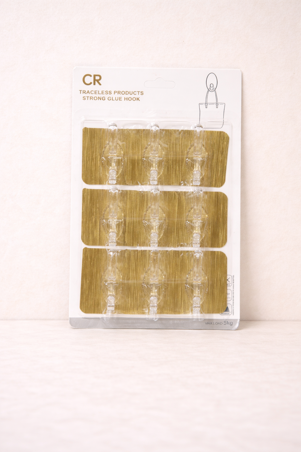 9'lu Yapışkanlı Mutfak & Banyo Duvar Askısı