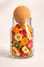 700 Ml Mantar Kapaklı Cam Kavanoz - 15 Cm