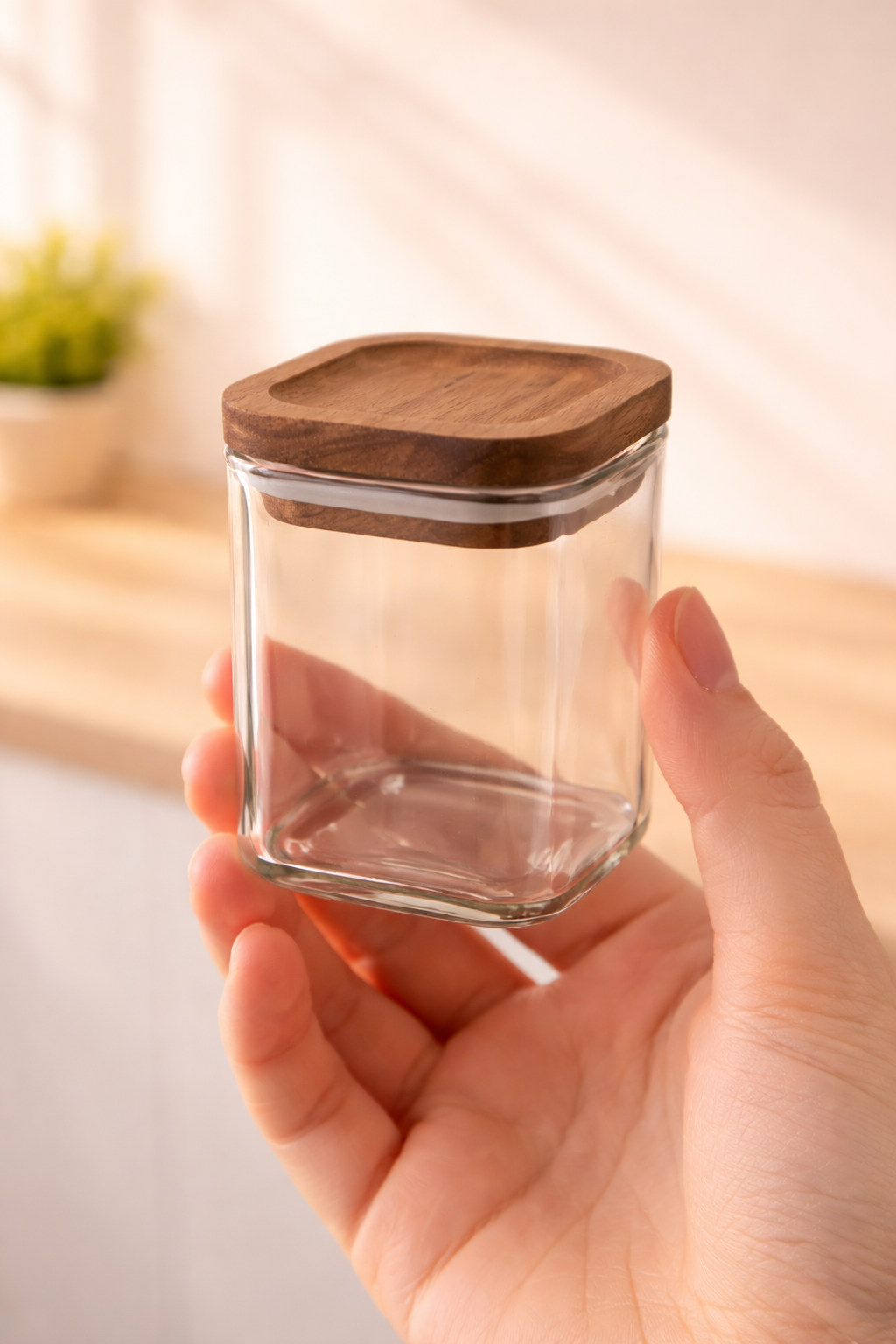 Akasya Standlı 12'li Cam Baharatlık (190 Ml x 12)