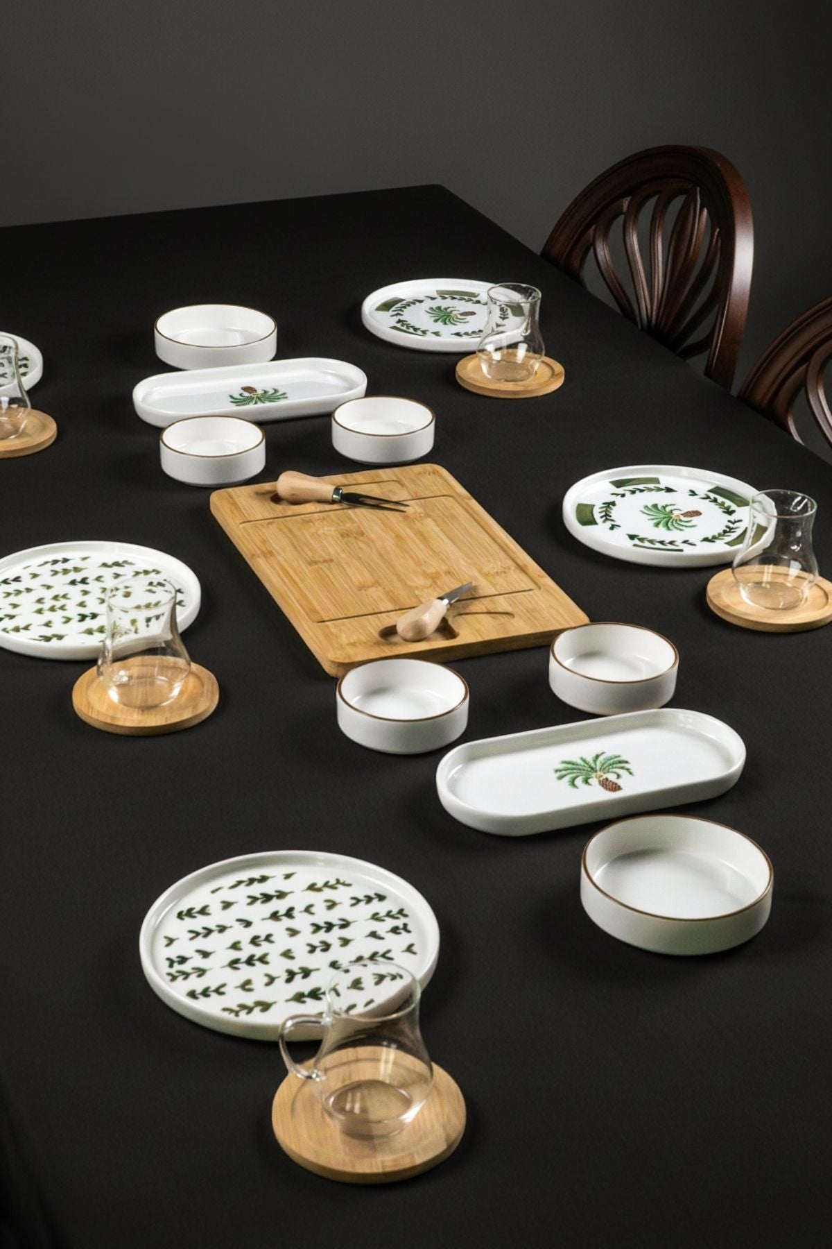 Palmiye Natura Serisi 29 Parça 6 Kişilik Kahvaltı Takımı