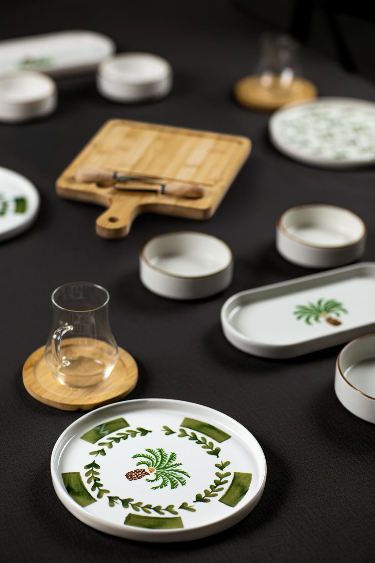 Palmiye Terra Serisi 29 Parça 6 Kişilik Kahvaltı Takımı