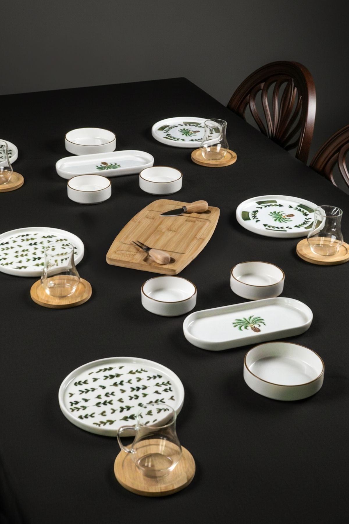 Palmiye Aura Serisi 29 Parça 6 Kişilik Kahvaltı Takımı