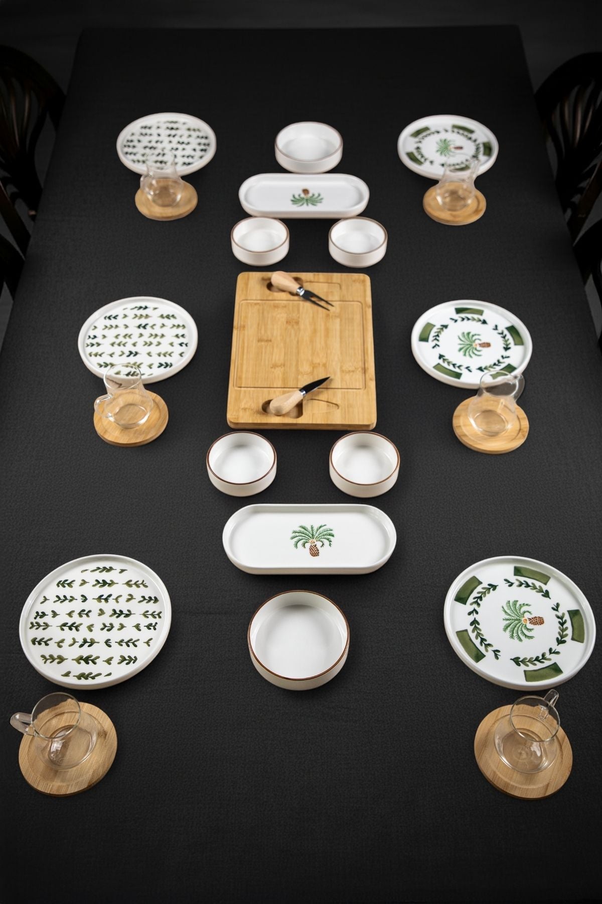 Palmiye Natura Serisi 29 Parça 6 Kişilik Kahvaltı Takımı