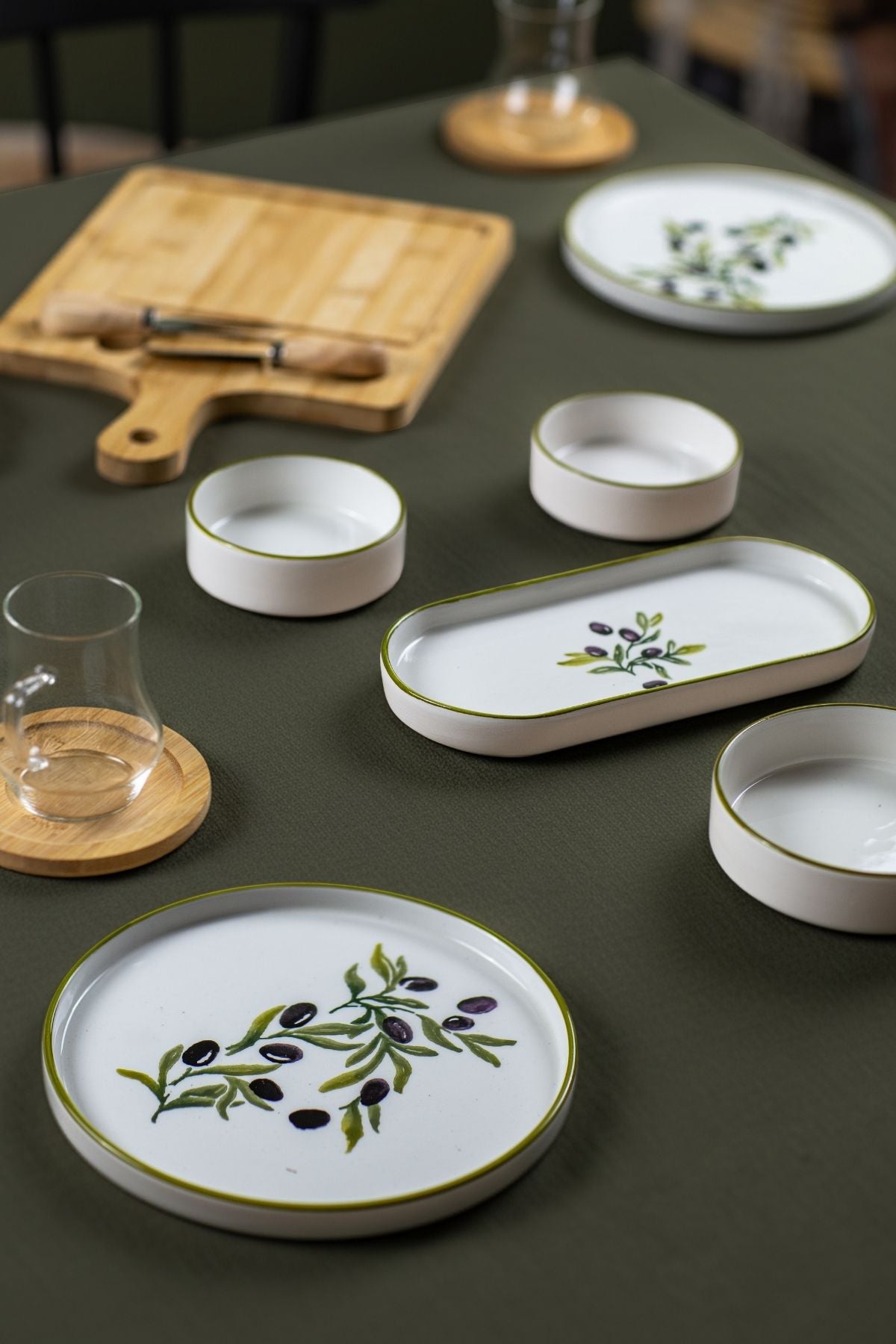 Olive Terra Serisi 29 Parça 6 Kişilik Kahvaltı Takımı