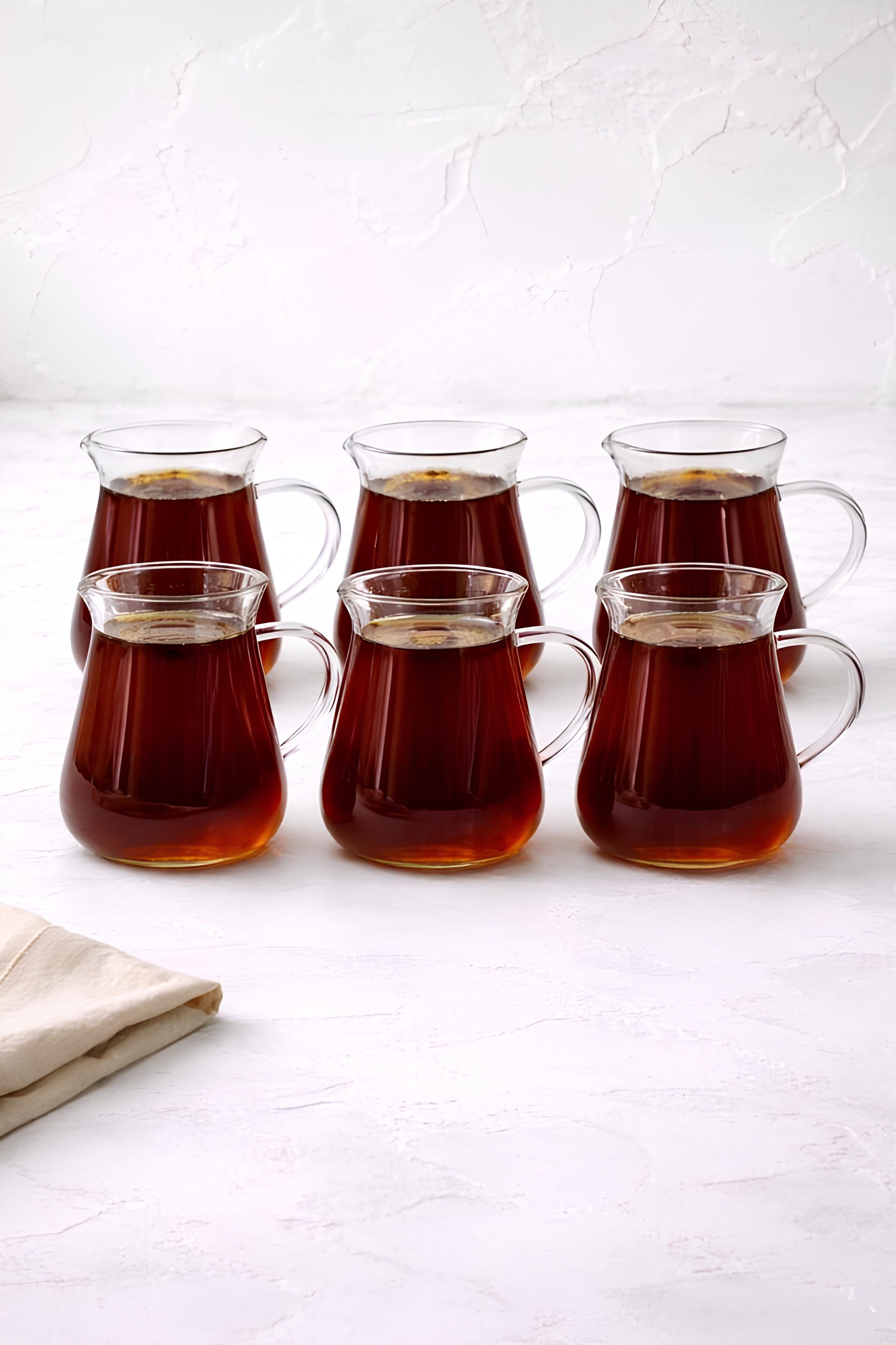 6’lı Cam Çay Bardağı Seti 200 Ml