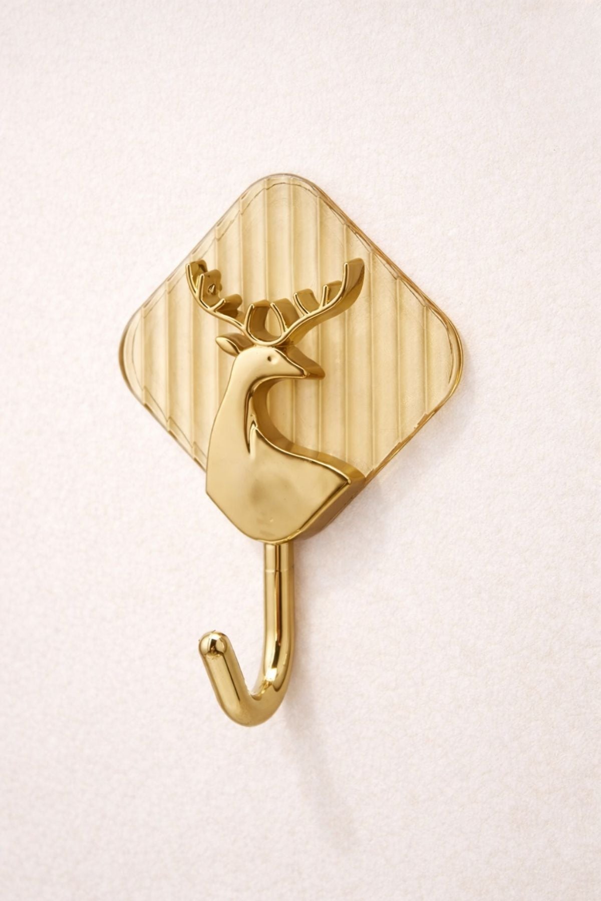 4'lü Yapışkanlı Plastik Mutfak & Banyo Askısı - Gold