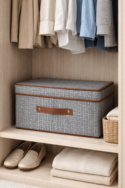 Kapaklı Dolap İçi Düzenleyici Hurç (36x25x20 cm)