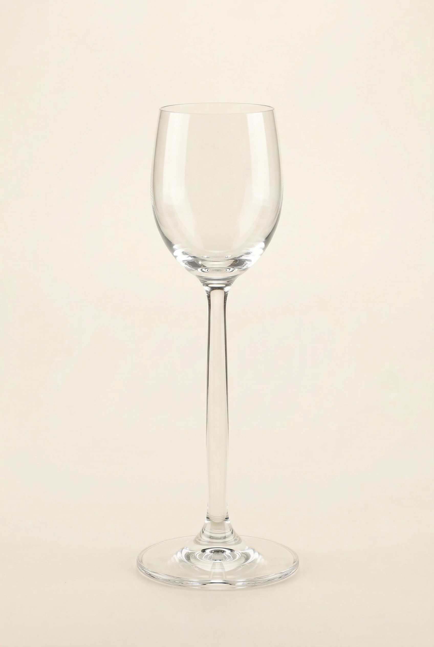 6'lı Kristal Uzun Saplı  Kahve Yanı Kadeh Seti - 80 Ml