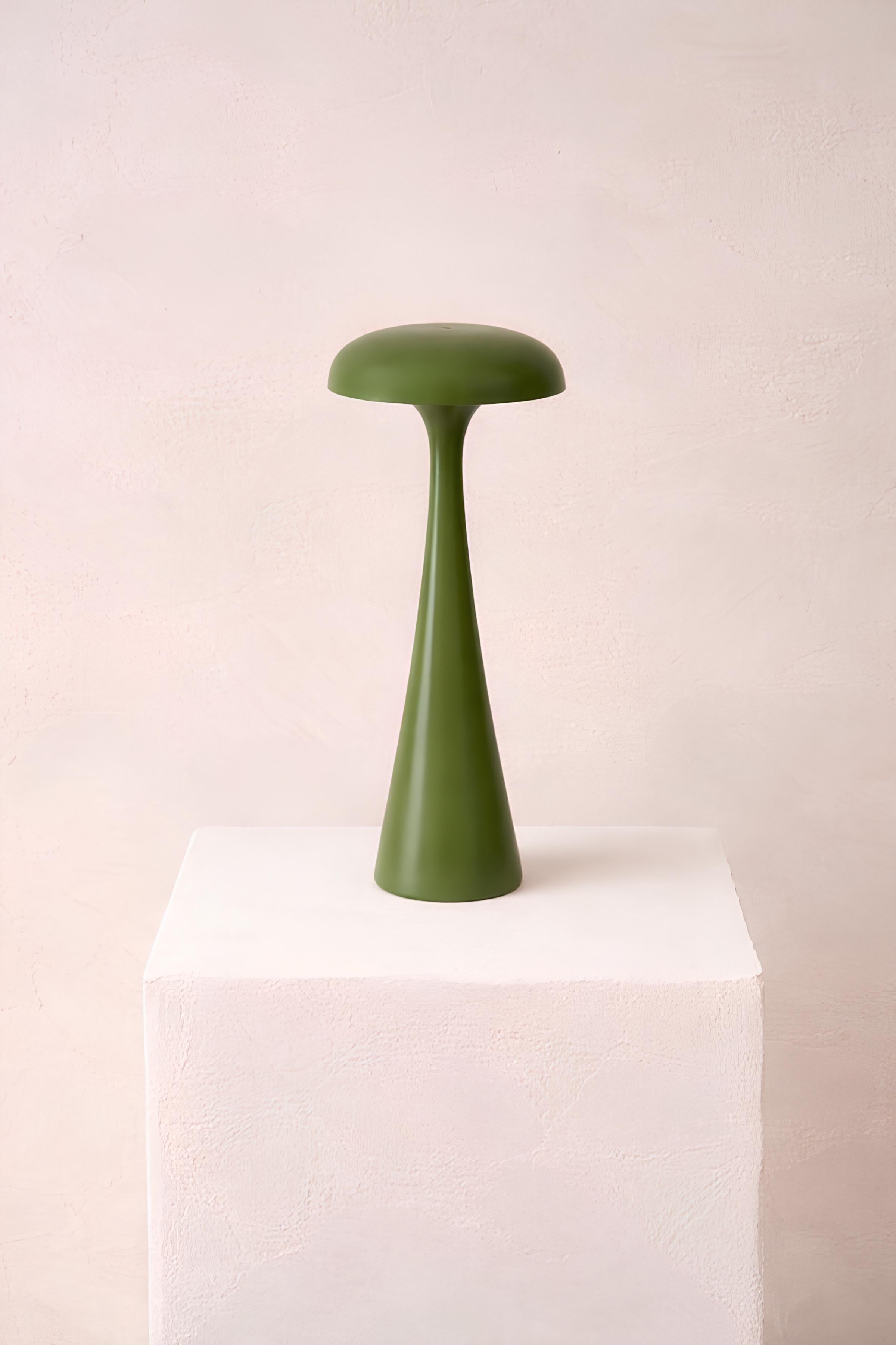 Modern Mantar Lamba - Yeşil