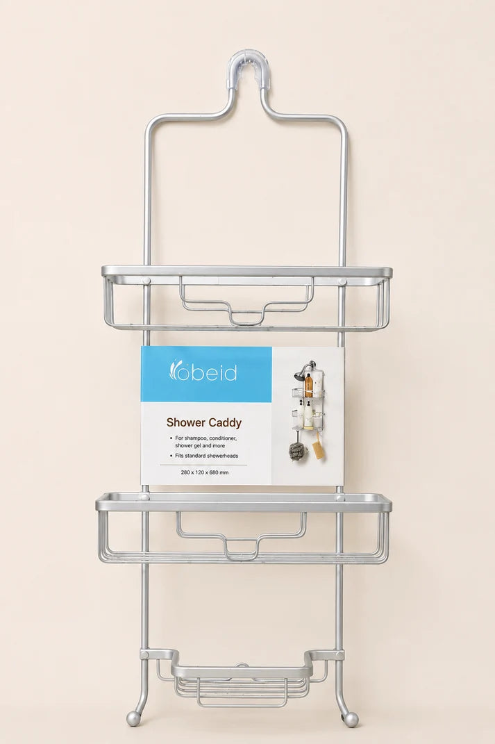 Alüminyum Paslanmaz 3 Katlı Banyo Rafı (66x12 Cm)