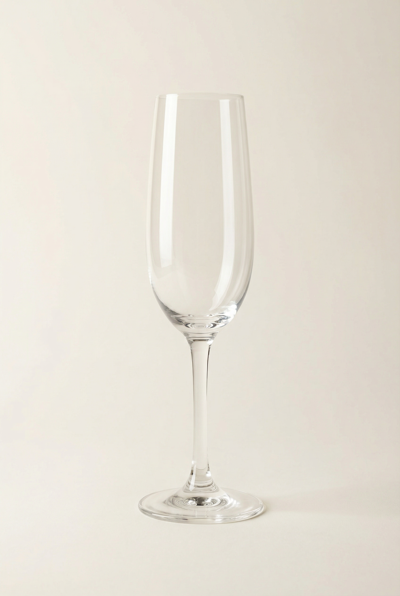 6'lı Kristal Cam Flüt & Şampanya Kadeh Seti - 230 ML