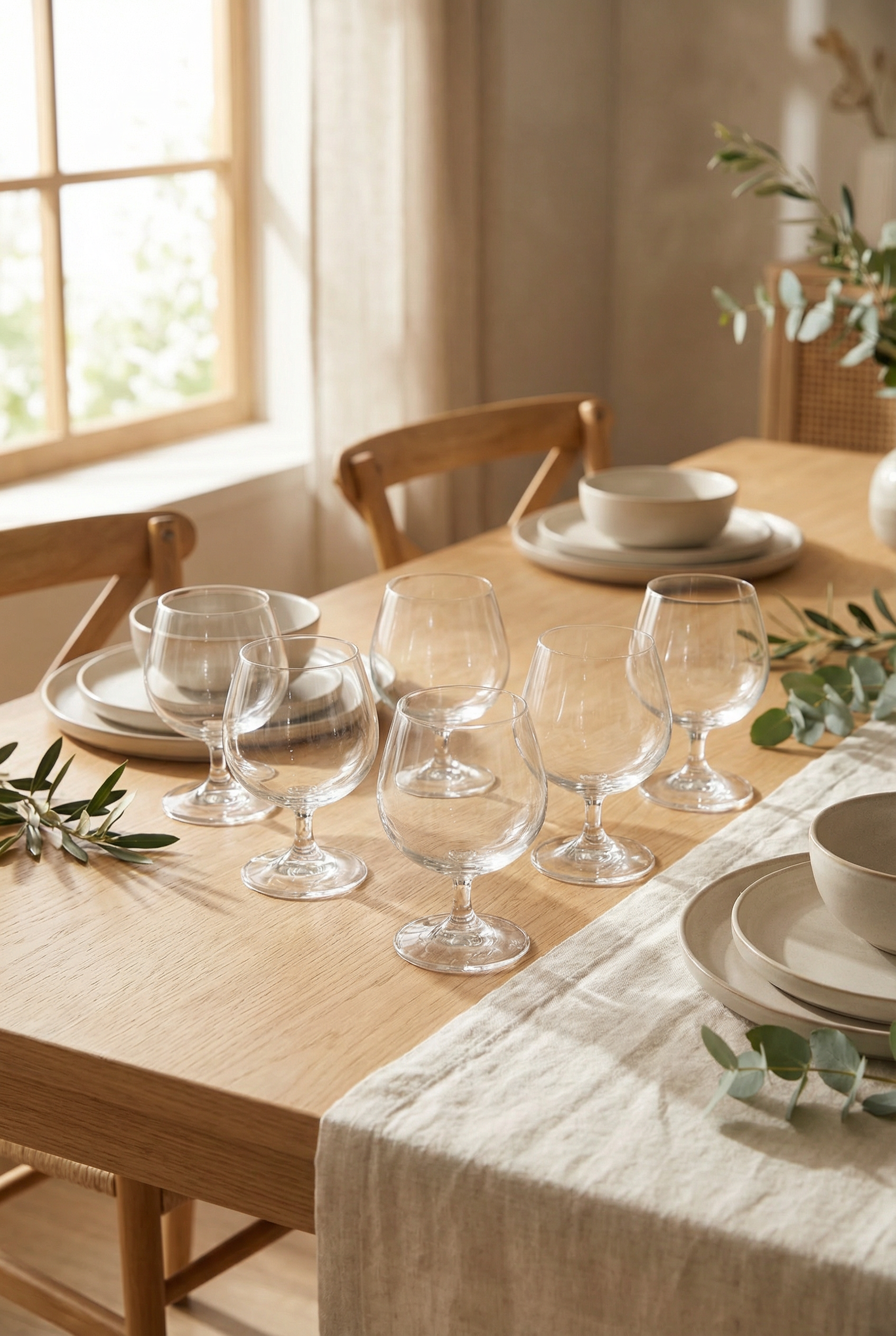 6'lı Kristal Cam Kadeh Seti - 250 ML