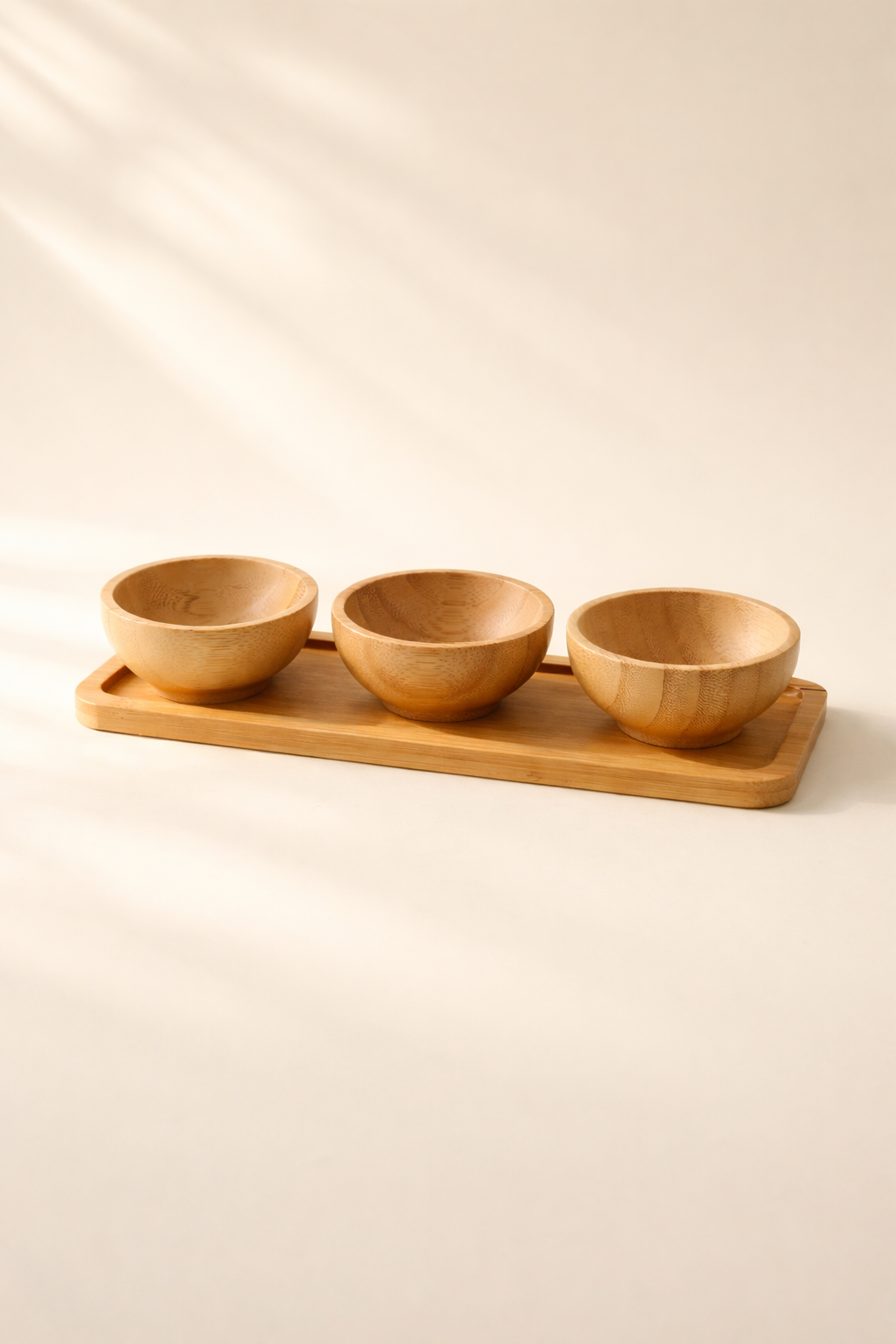 3'lü Bambu Sosluk (20x6,5 Cm)