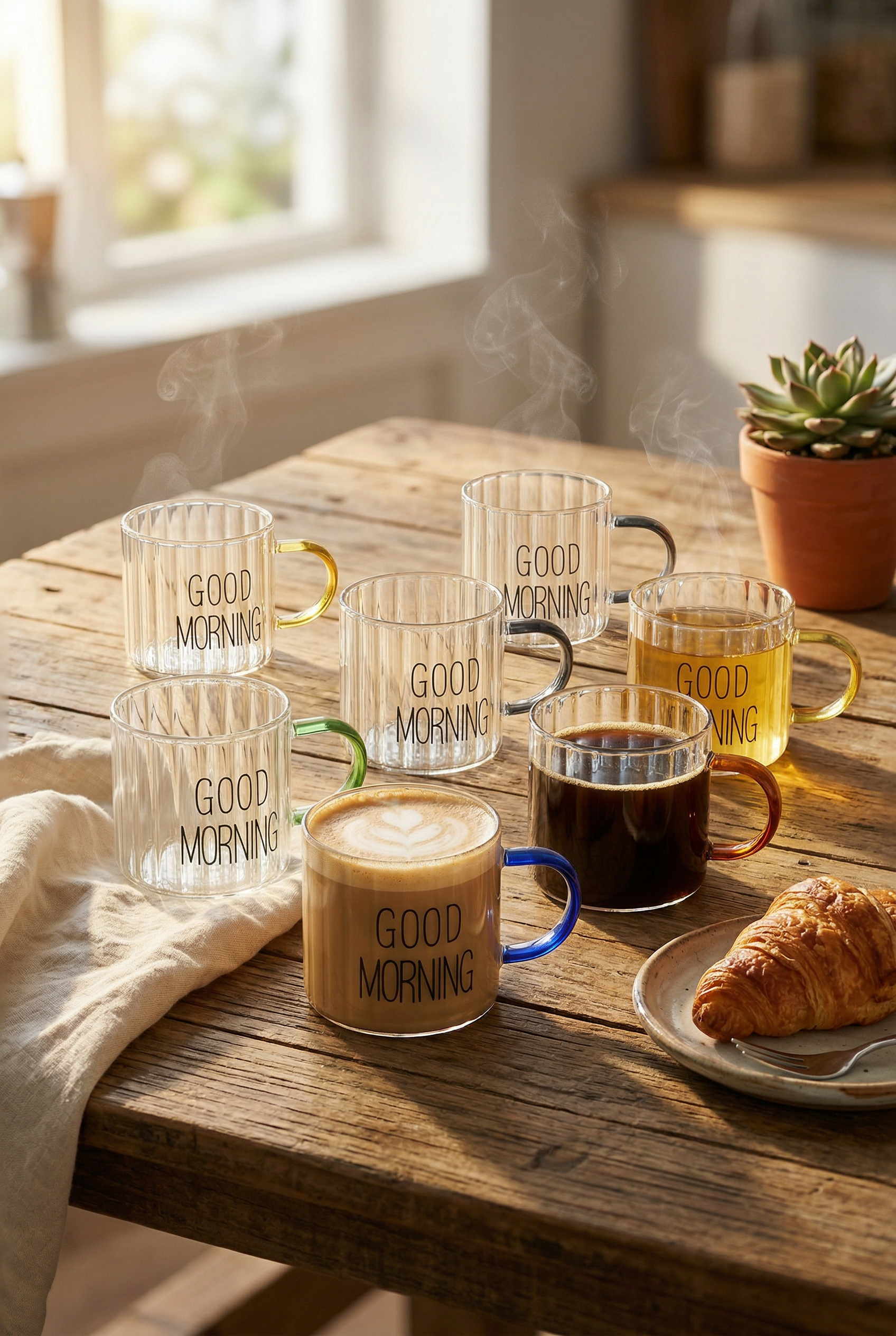 6'lı Mini Kahve Yanı Bardak Seti & Shot Bardak 75 ML