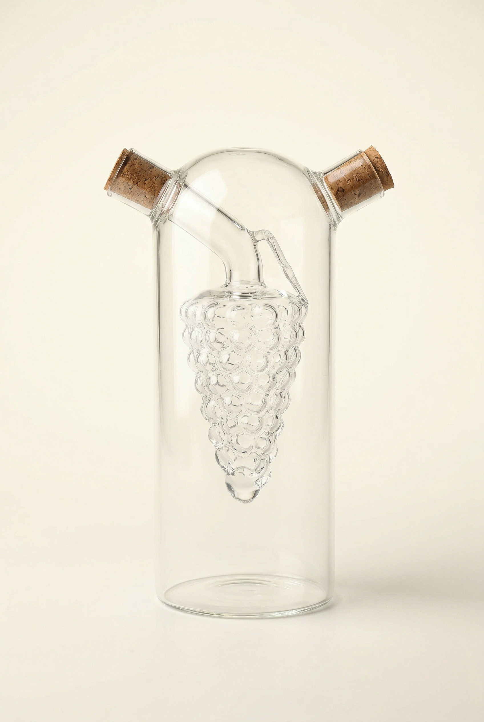 Üzüm Detaylı Çift Hazneli Yağlık & Sirkelik - 345 Ml