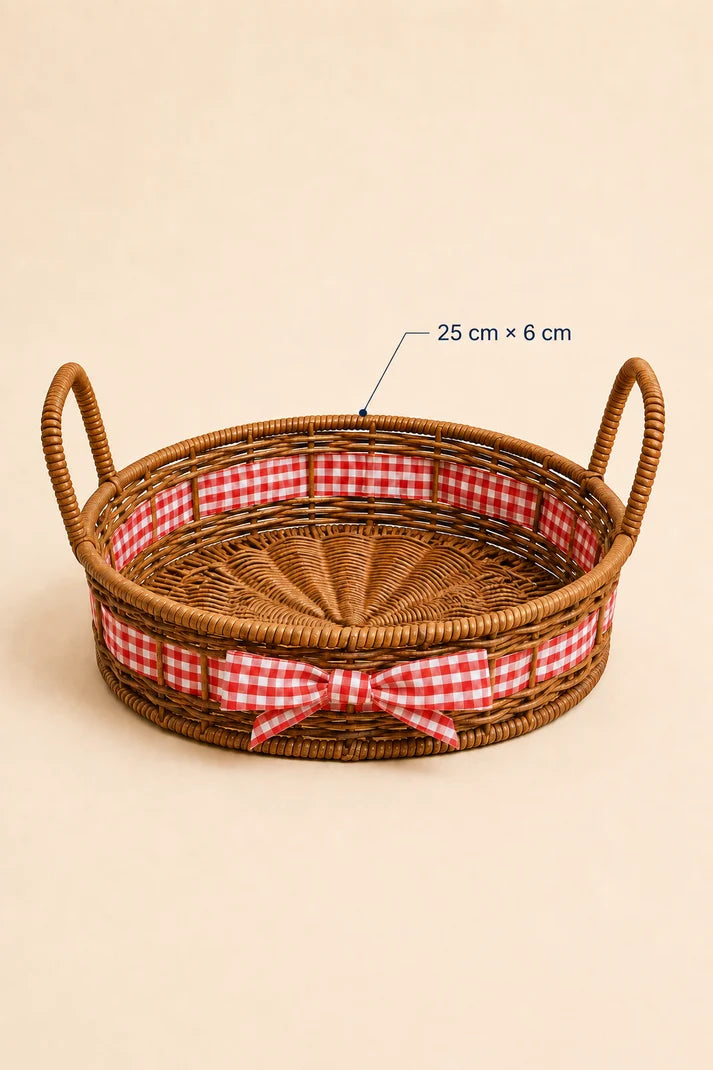 Eliz Rattan Sepet (25x6 Cm)