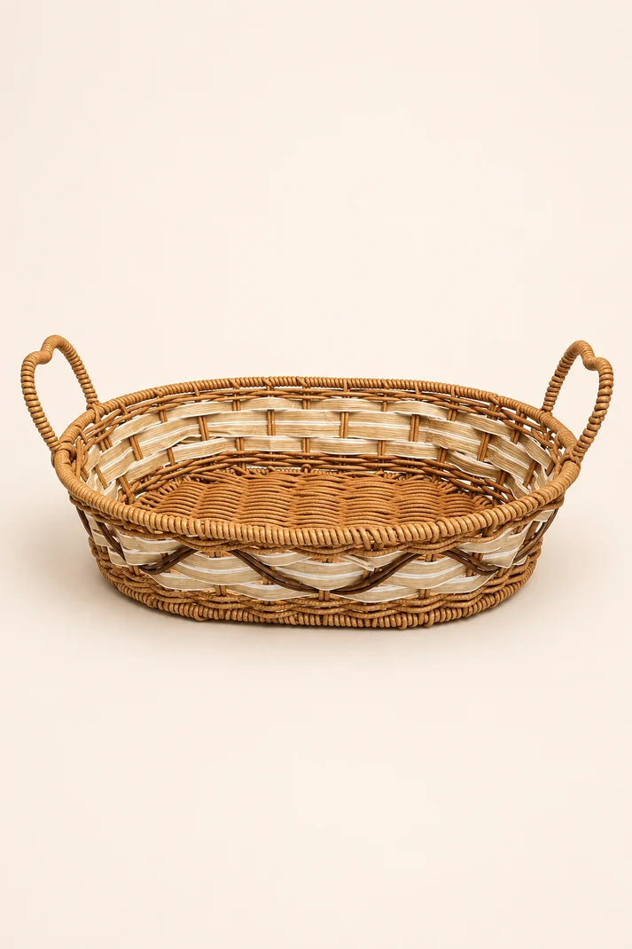 Bony Rattan Oval Sepet