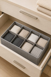 8 Bölmeli Organizer & Hurç Gri (32x15x10)