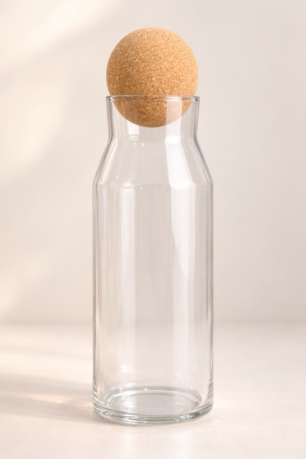 1050 Ml Mantar Kapaklı Cam Kavanoz - 22 Cm