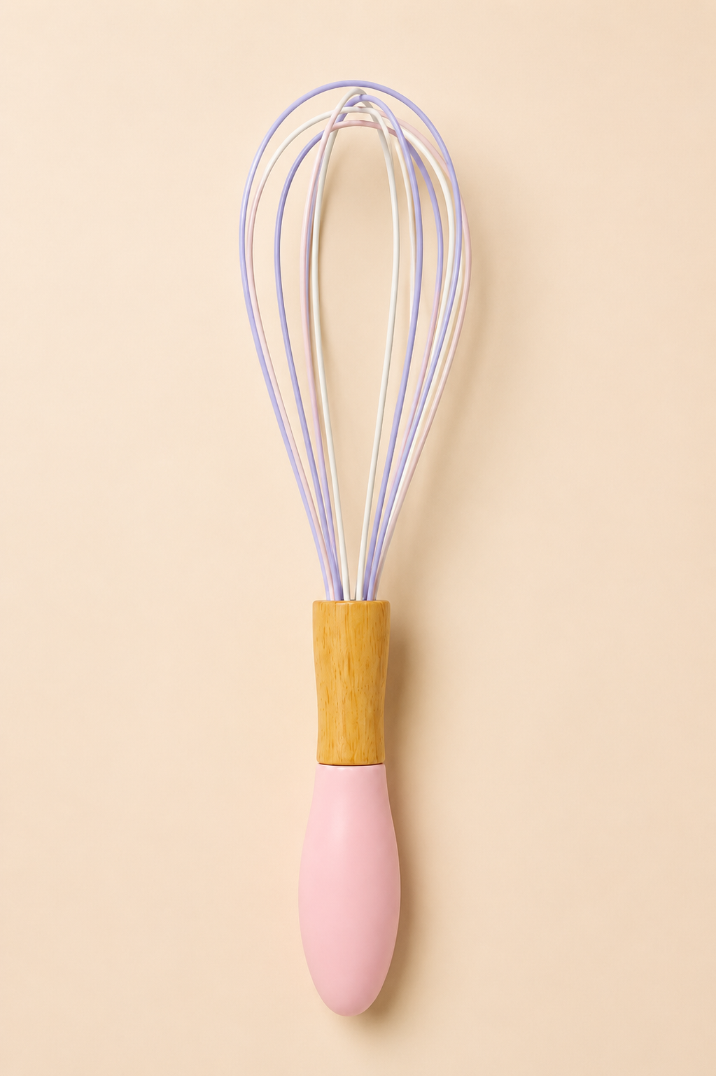 30 Cm Pastel Silikon Çırpıcı - Pembe