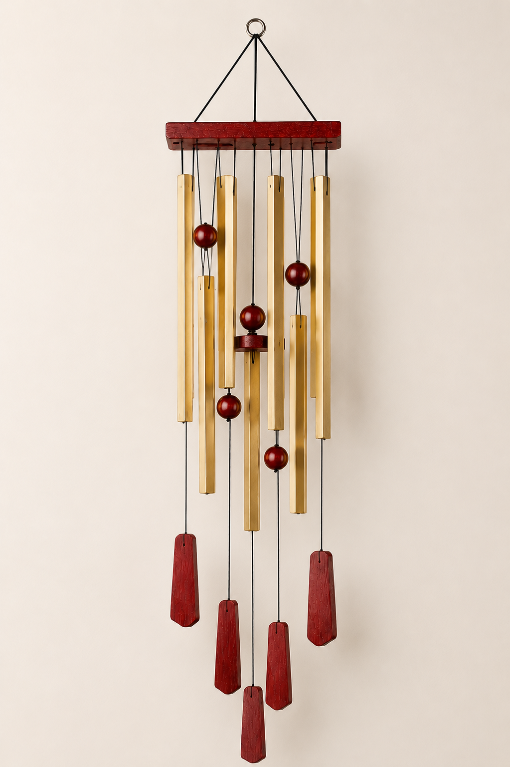 Bamboo Tone Rüzgar Çanı - Gold Renk