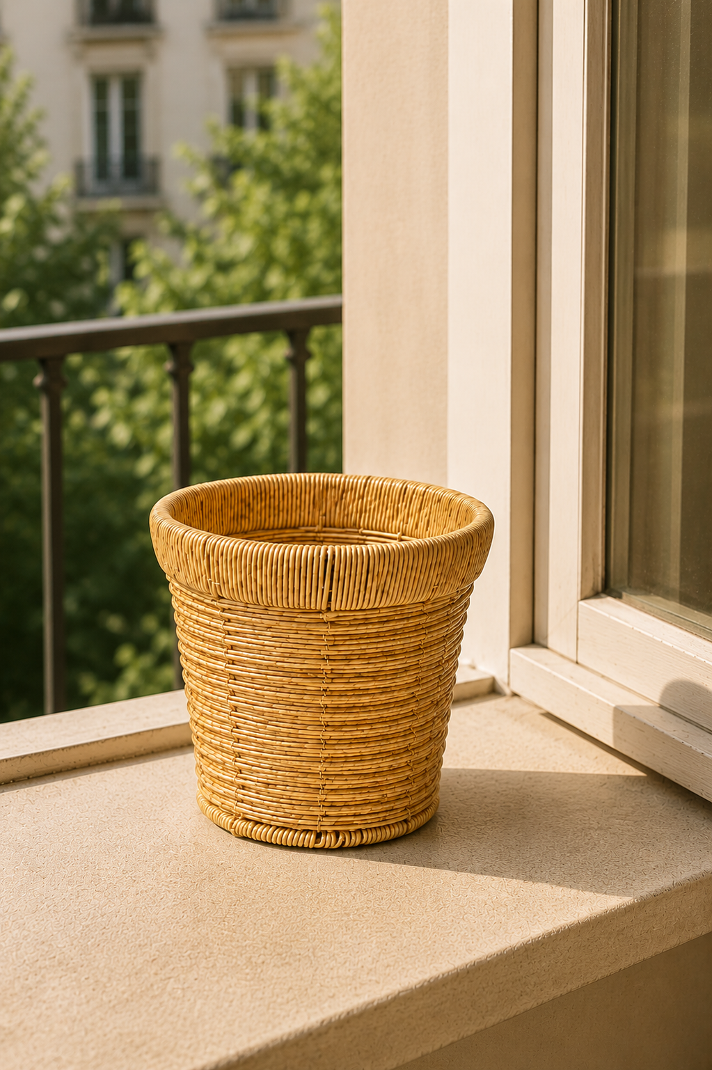 Botanica Rattan Saksı - Açık Renk