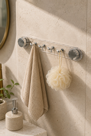 Büyük Boy Yapışkanlı Banyo Askılığı Şeffaf 39 Cm