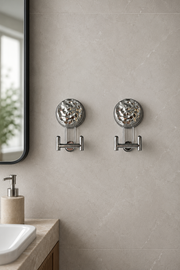 2'li Banyo Duvar Askısı - Şeffaf