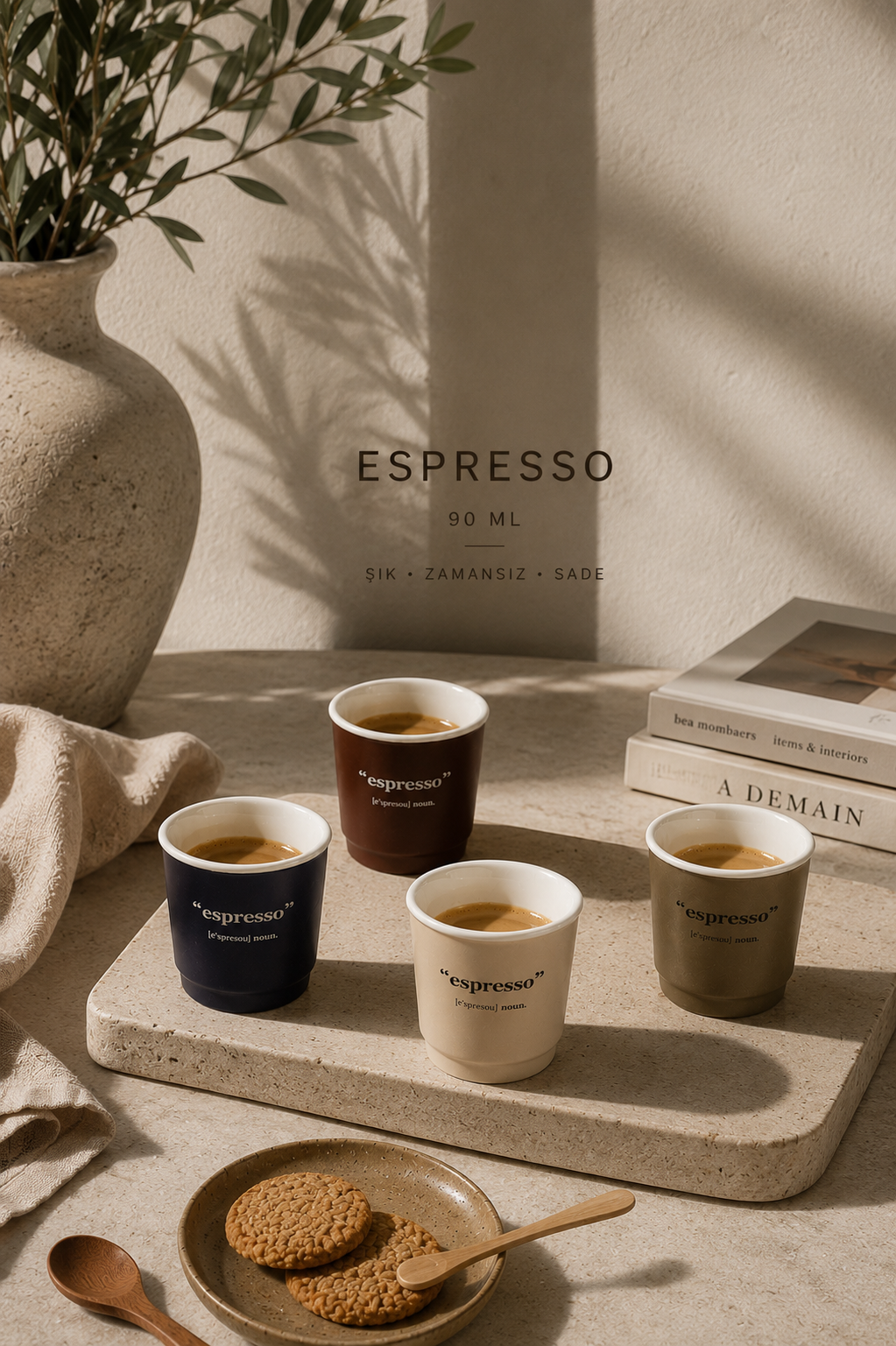 Bahia 4'lü Espresso Bardağı 90 Ml