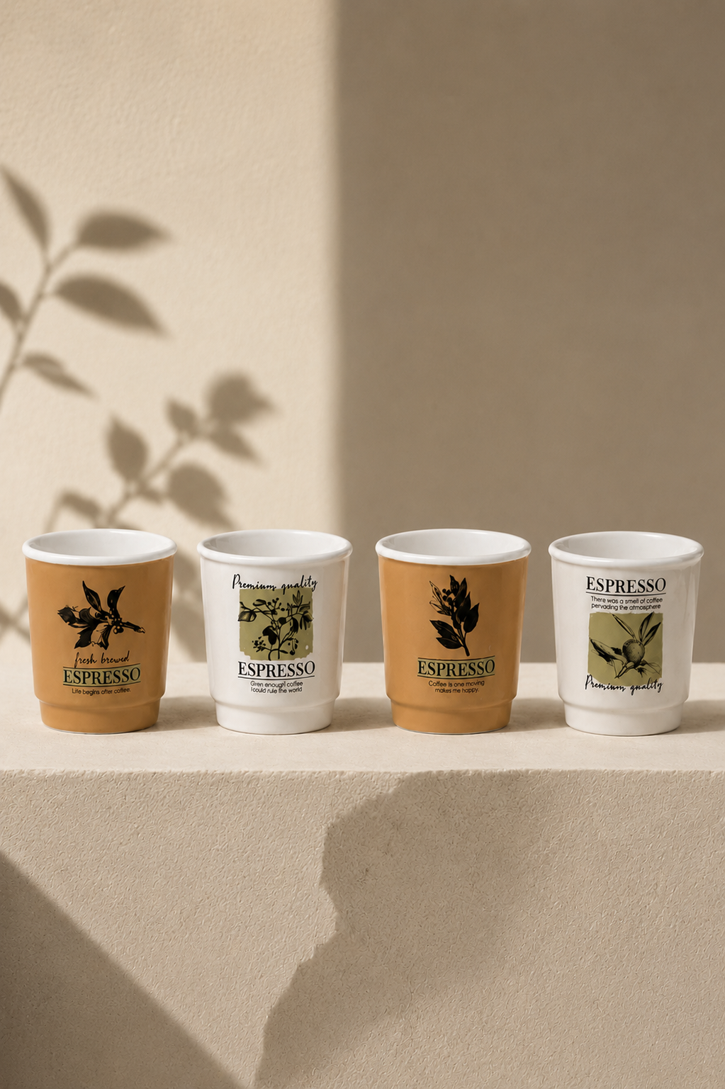 Janeiro 4'lü Espresso Bardağı - 90 Ml