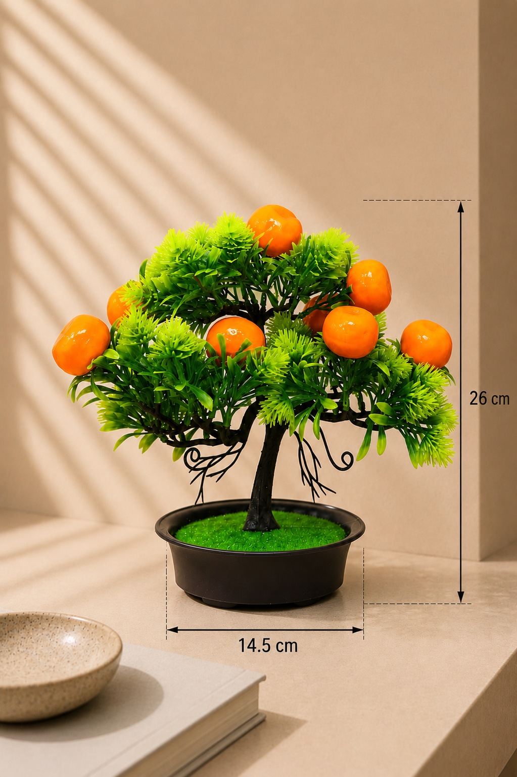 Borneo Yapay Çiçek - Mandalina