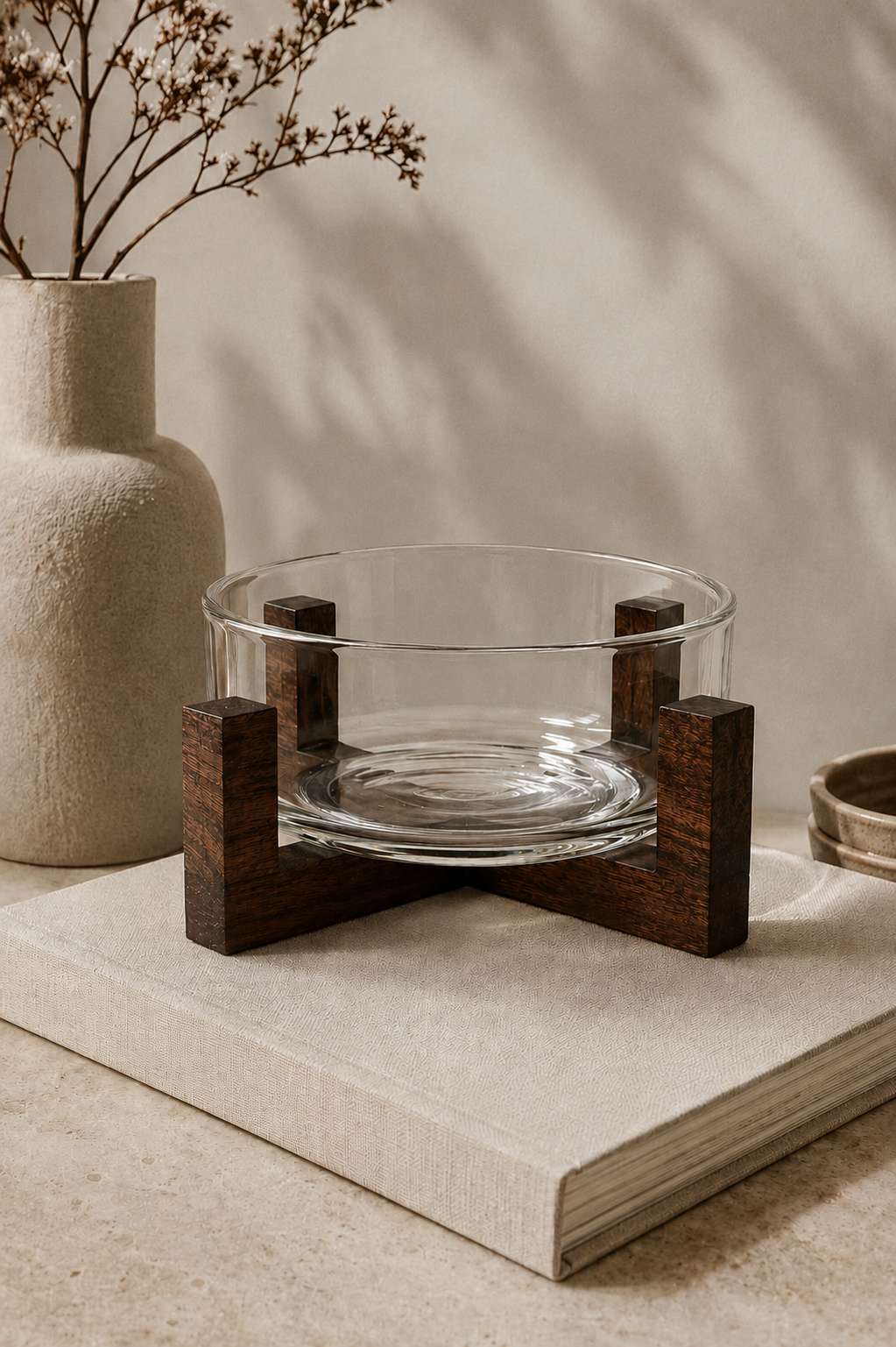 Chiesa Akasya Standlı Kase - 1800 Ml