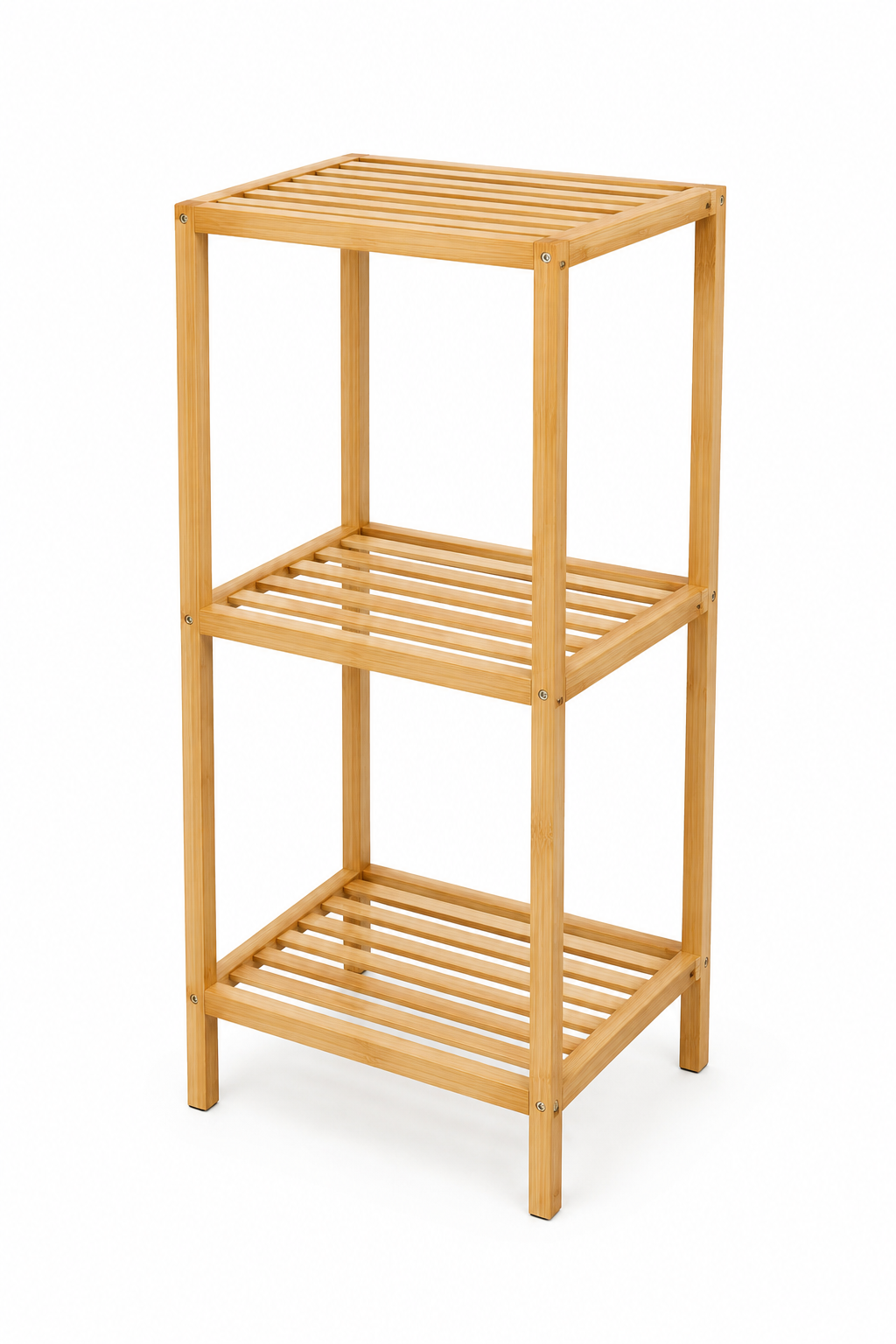 3 Katlı Bambu Raf