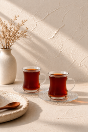 6’lı Cam Çay Bardağı Seti - 160 ML