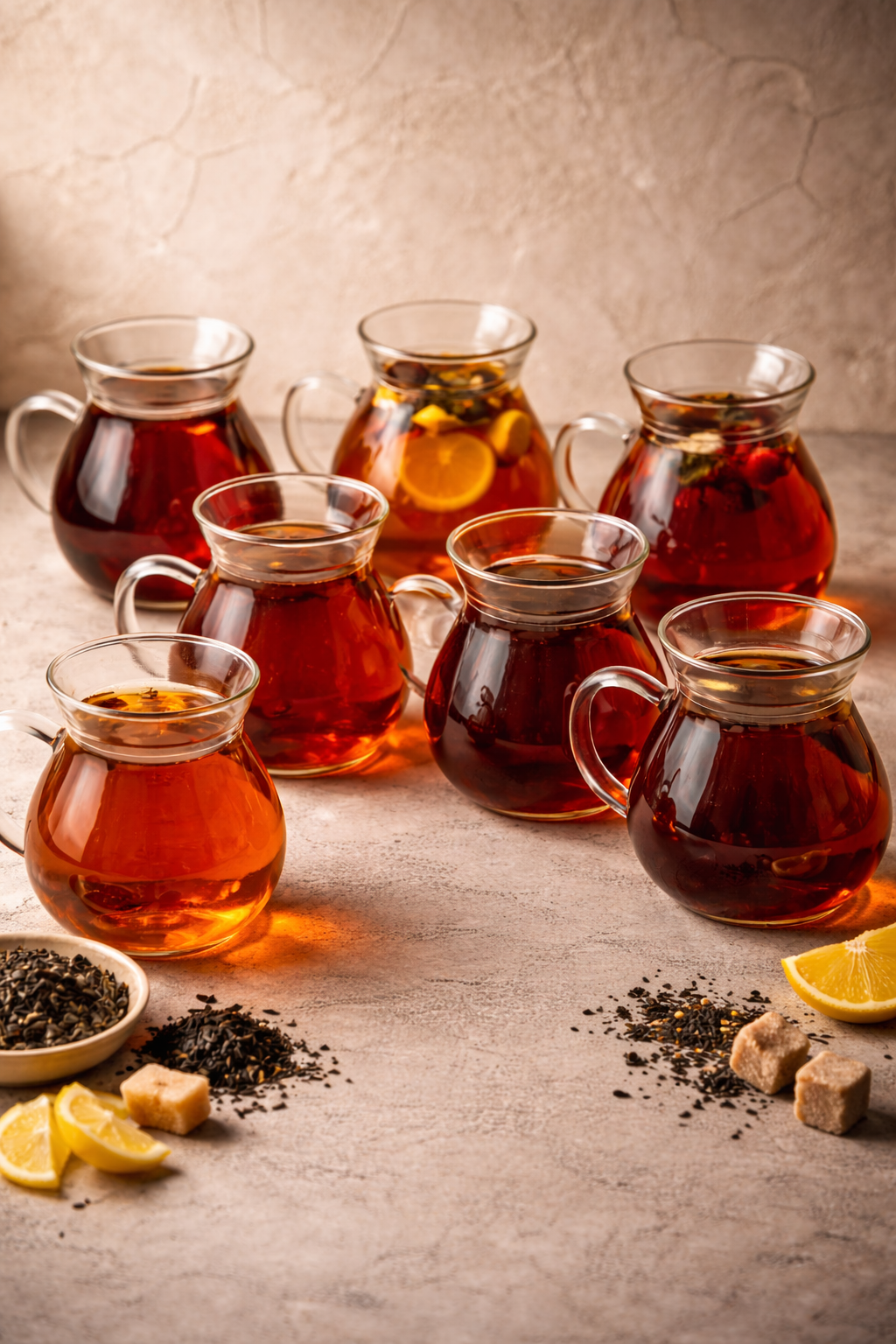 6’lı Tombik Cam Çay Bardağı Seti - 200 ML