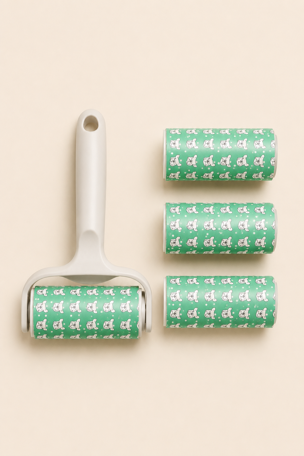 3 Yedekli Tüy Toplayıcı Yeşil