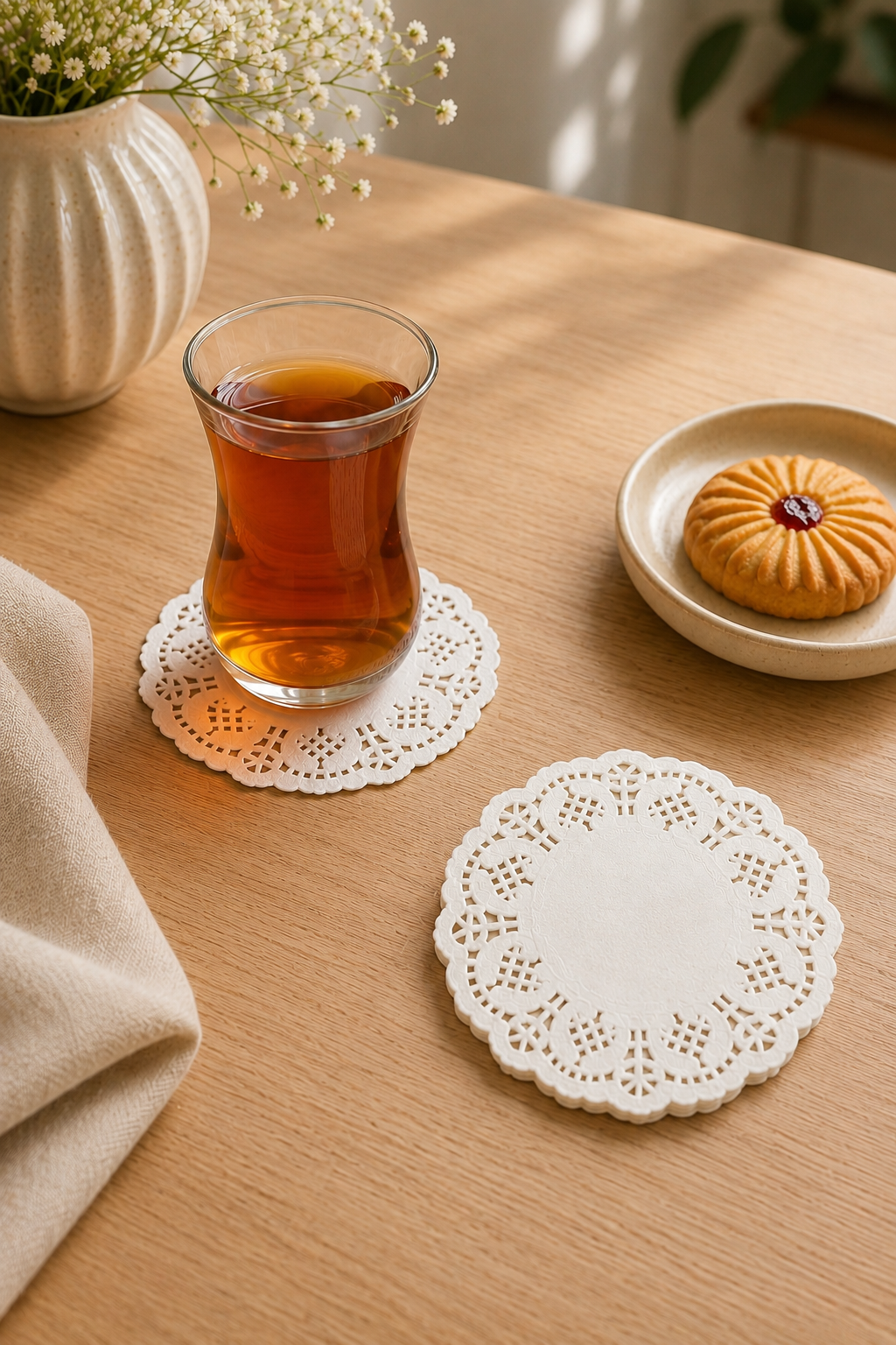 100'lü Dantel Sunum Kağıdı 9 Cm