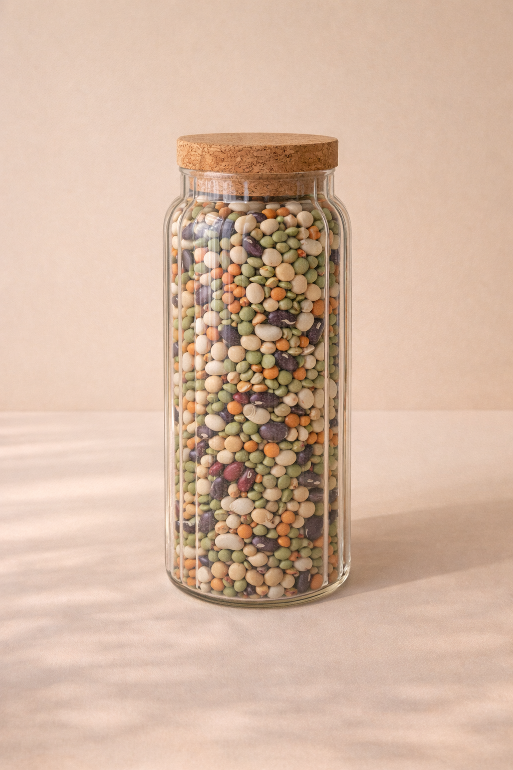 790 Ml Mantar Kapaklı Cam Kavanoz - 21 Cm