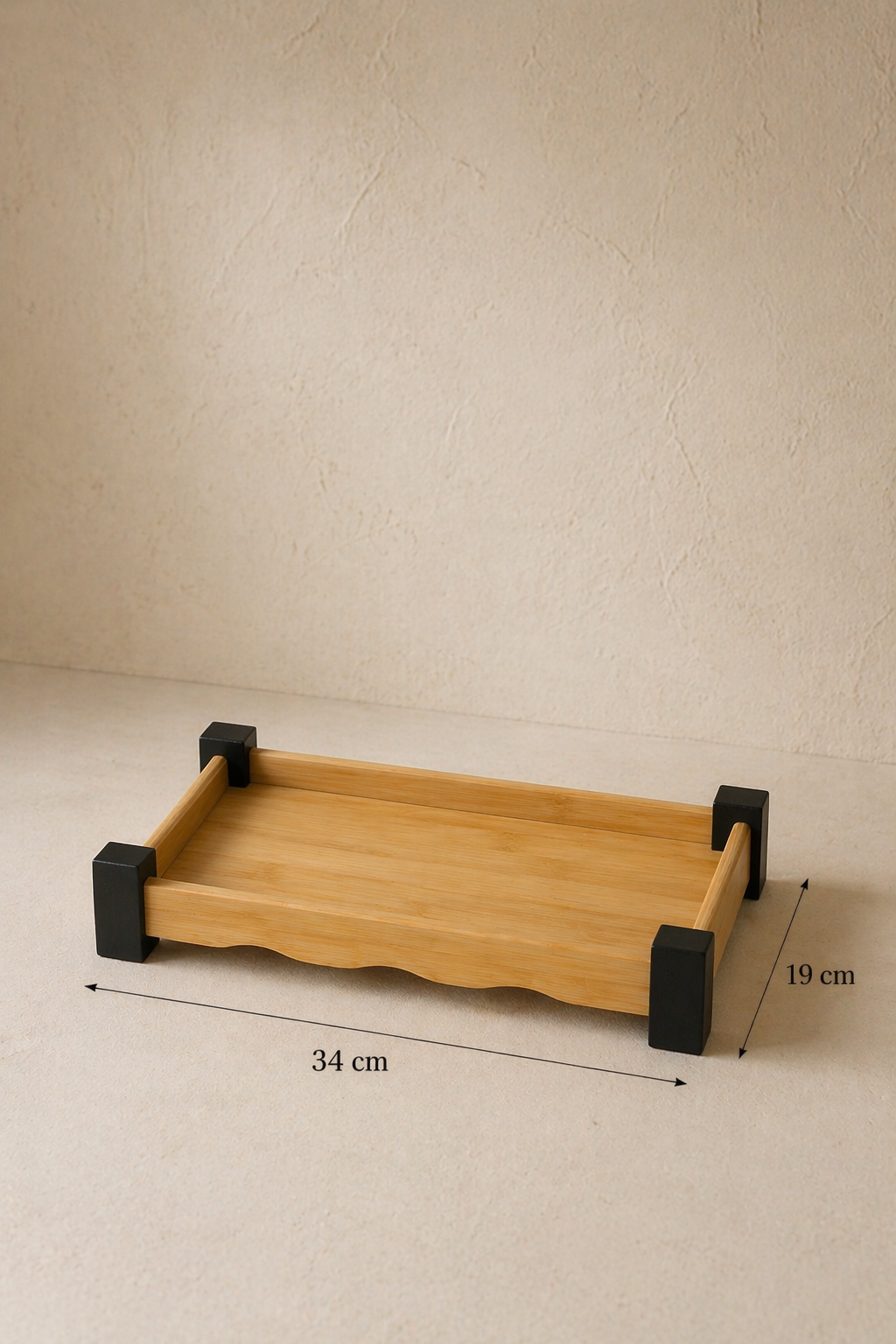 Bambu Ayaklı Tepsi 34*19 Cm